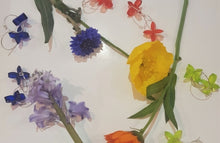 Load image into Gallery viewer, Coloured Frangipani Earrings