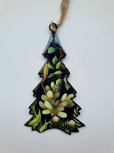 Enamel Christmas Decorations - Tree and Heart