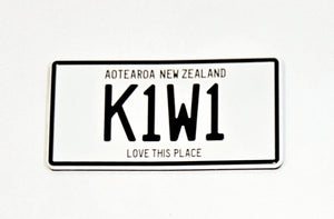 Kiwiana Number Plate Magnets