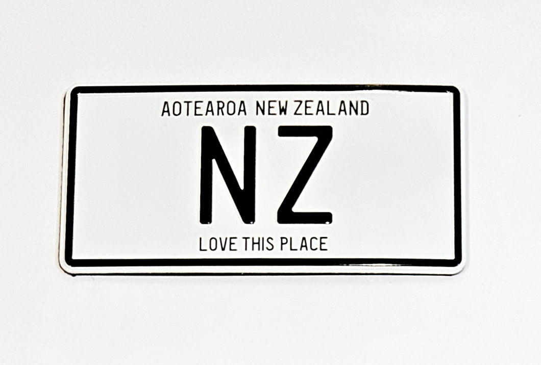 Kiwiana Number Plate Magnets