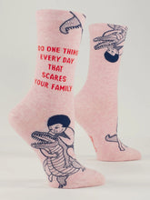 Load image into Gallery viewer, Funny Blue Q Women's Socks
