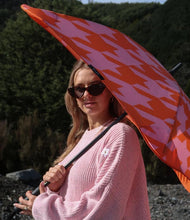Load image into Gallery viewer, Candy Houndstooth - Pink and Red
