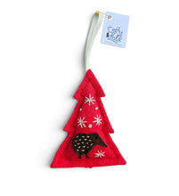 Load image into Gallery viewer, Kiwis In Trees &amp; Baubles - Handmade Christmas Decorations
