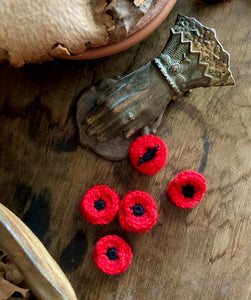 Little Poppy Brooches
