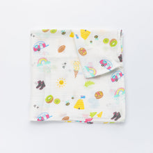 Load image into Gallery viewer, Muslin Wrap with Kiwi Designs
