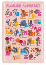 Load image into Gallery viewer, Flower Alphabet Poster by Honey Mann
