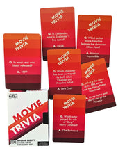 Load image into Gallery viewer, Movie Trivia Quiz Cards
