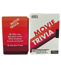 Load image into Gallery viewer, Movie Trivia Quiz Cards
