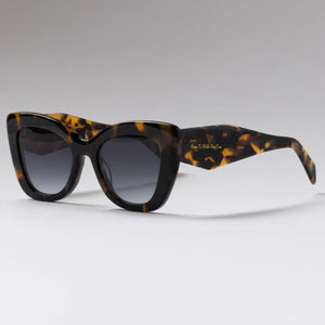 Happy To Sit On Your Face Sunglasses - Posse Black and Tortoiseshell.
