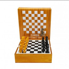 Load image into Gallery viewer, Wooden Chess Set, Travel Size
