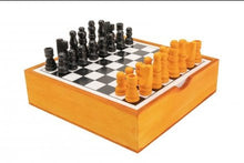 Load image into Gallery viewer, Wooden Chess Set, Travel Size
