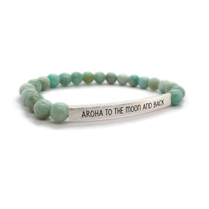 Gemstone Bracelets with Messages