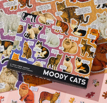Load image into Gallery viewer, Moody Cat Puzzle
