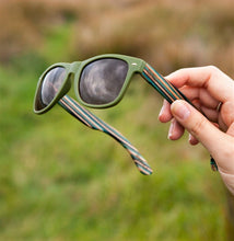 Load image into Gallery viewer, Sunglasses by Moana Road - the 50/50&#39;s bamboo arms
