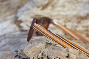 Sunglasses by Moana Road - the 50/50's bamboo arms