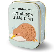Load image into Gallery viewer, My Sleepy Little Kiwi - Kiwi Soft Toy in a Tin
