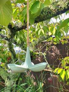 Hanging Petal Bamboo Bird Feeders