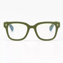 Load image into Gallery viewer, OKKIA green reading glasses
