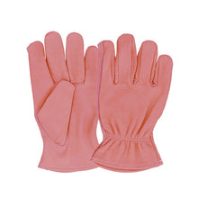 Load image into Gallery viewer, Pink Leather Gardening Gloves
