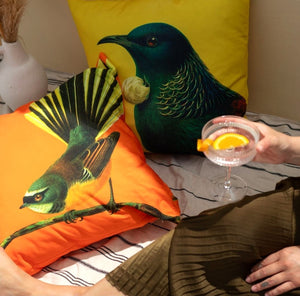 Bright Native Bird Cushion Covers