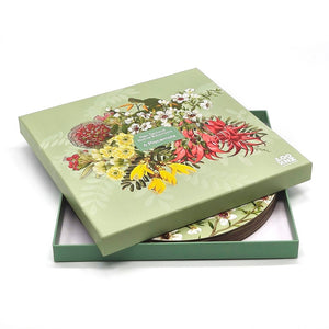 NZ Floral Placemats on Gentle Green