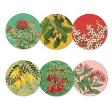 Load image into Gallery viewer, NZ Floral Placemats on Gentle Green and Floral Coasters

