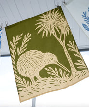 Load image into Gallery viewer, Woodcut Bird tea Towels
