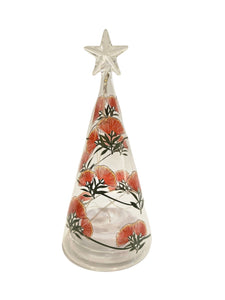 Light Up Glass Pohutukawa Tree
