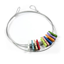 Load image into Gallery viewer, Photo Wire with Colourful Pegs
