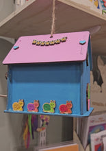 Load and play video in Gallery viewer, Rainbow Bird House - DIY Kit
