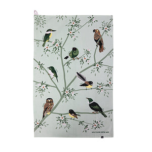 Native Birds & Plants on Tea Towels by DQ