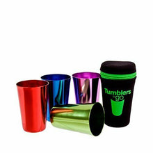 Load image into Gallery viewer, Set of 4 Retro Tumblers
