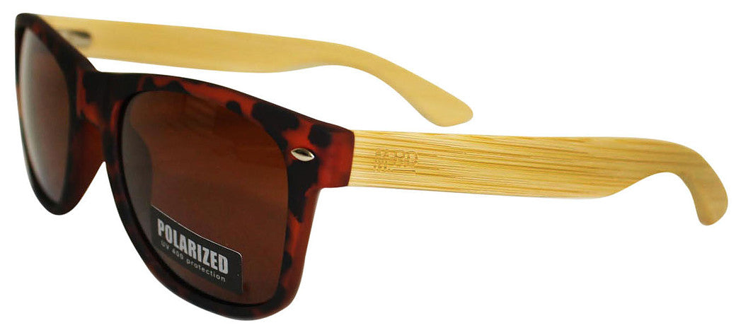 Sunglasses by Moana Road - the 50/50's bamboo arms