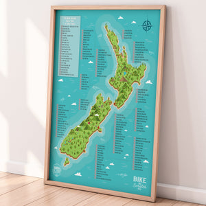 New Zealand Scratch Maps - Golf