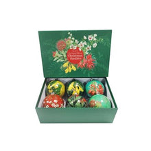 Load image into Gallery viewer, Christmas Balls Boxed - Birds and Flowers of New Zealand
