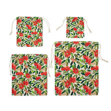 Load image into Gallery viewer, Pohutukawa Produce Bags - set of 4
