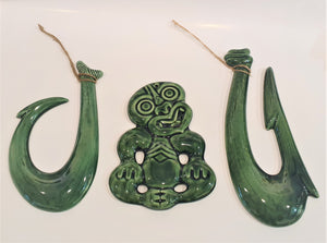 Ceramic Hei Matau (hook)