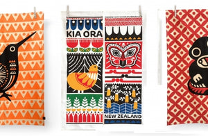 Bold Kiwiana Tea Towels and Apron